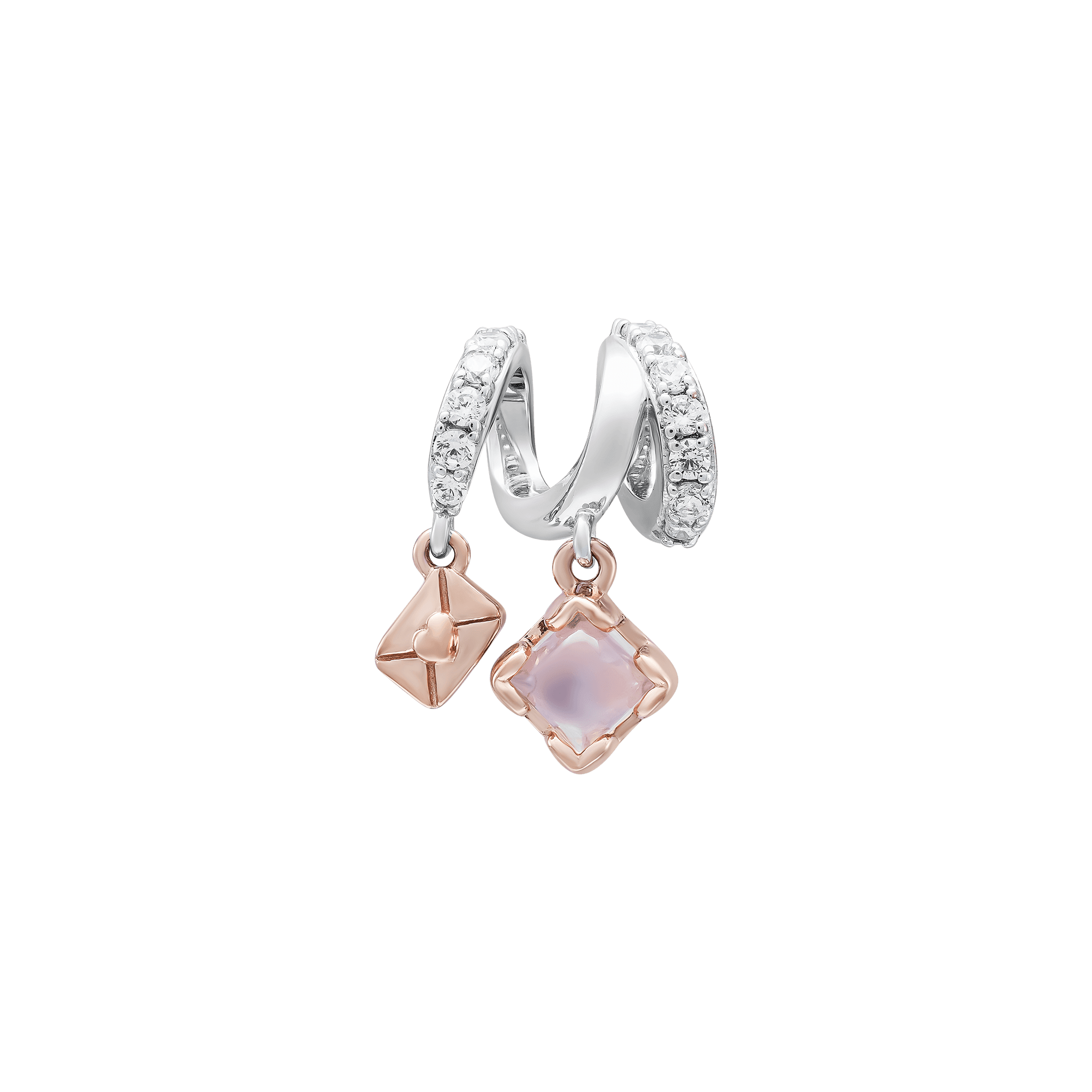 Hạt Charm Bạc đính đá STYLE By PNJ QTXMH000001